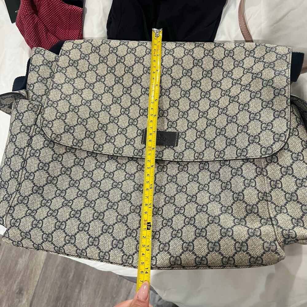 Gucci GG Monogram Navy Diaper Bag - Picture 5 of 12